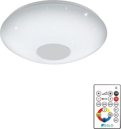 EGLO VOLTAGO 2 PLAFOND Ø300 CCT 1500LM WIT MET AFSTANDSBEDIENING B.