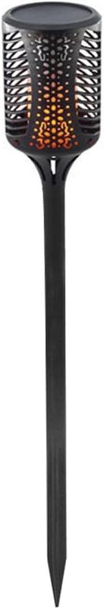 Zonne Fakkel - Tuinverlichting LED - Sfeerverlichting Buiten - Realistische Vlam Effect - 32 cm Hoog - Warm Wit