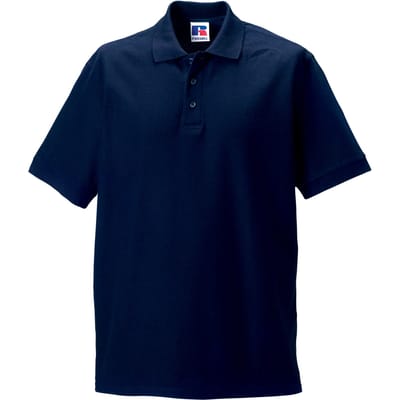 Russell Heren Ultimate Klassiek Katoenen Poloshirt (Franse marine)