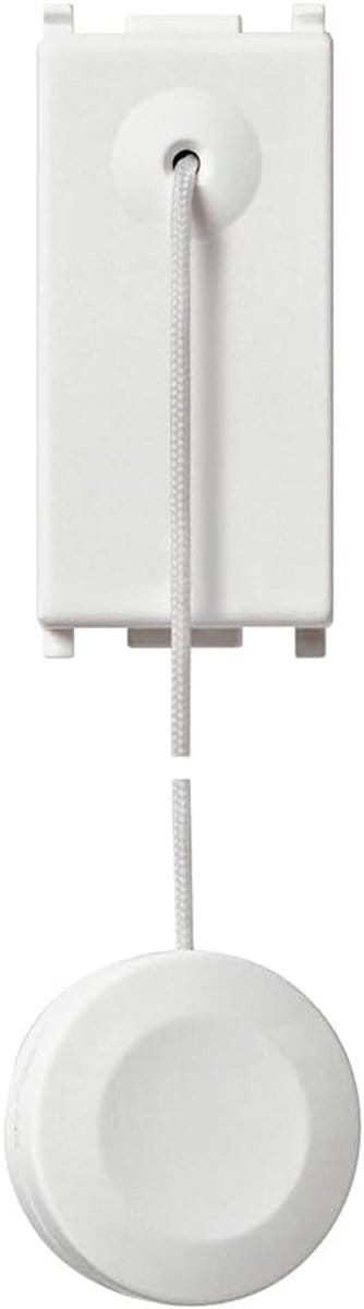Witte Elektrische Drukknop voor Modulair Schakelsysteem