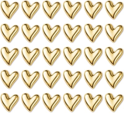 30 Stuks Hartvormige Magneten voor Koelkast en Whiteboard, 3D Decoratie voor Keuken, Kantoor en Klaslokaal