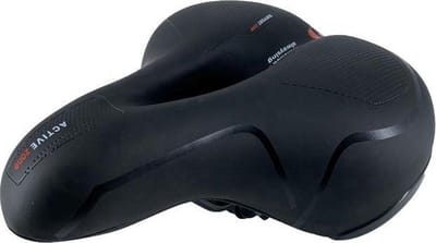 Fietszadel Ergosaddle luxe; ergonomisch en universeel! Breed zadel voor de fiets met veerbescherming