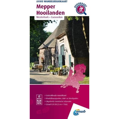 Mepper Hooilanden - Anwb Wandelregiokaart