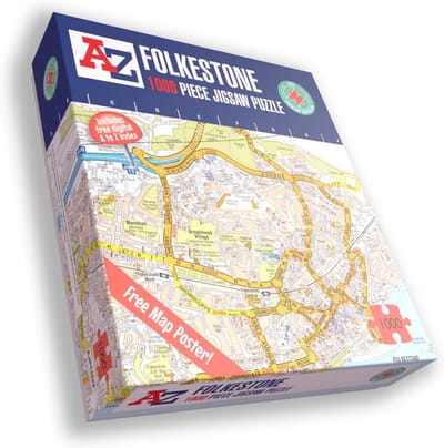1000 Stukken Puzzel Legpuzzel Volwassenen - Gedetailleerde Stadskaart Puzzel voor Uren Plezier