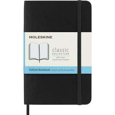 Moleskine Classic Notitieboek - Pocket - Softcover - Gestippeld - Zwart