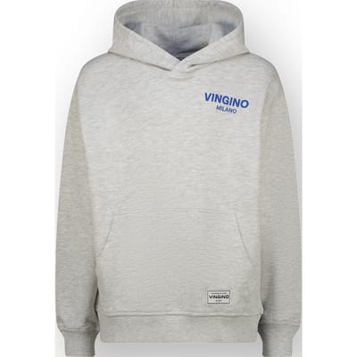 Vingino Boys Basic-hoody Sweater Fearless Grey Melee Size: 10 | Sportswear Outlet | Unisex | Grijs