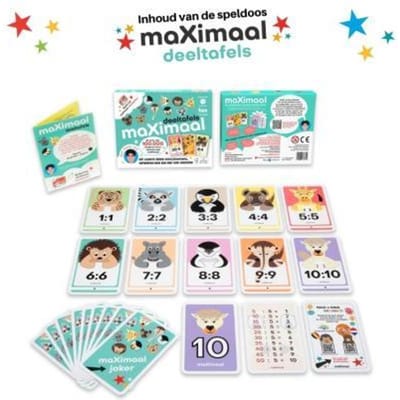 Maximaal Deeltafels Deelsommen - Educatief rekenen voor kinderen vanaf 6 jaar