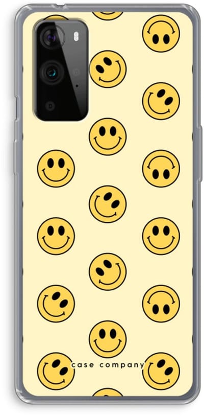 Case Company® - Hoesje geschikt voor OnePlus 9 Pro hoesje - Smiley N°2 - Soft Cover Telefoonhoesje - Bescherming aan alle Kanten en Schermrand