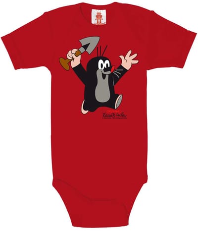 Logoshirt Babybody mit Print Der kleine Maulwurf