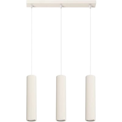 Sollux Lighting Hanglamp Karbon - GU10 - beige - aluminium - 98x45x6.5cm