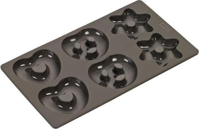 Lurch - Flexiform - Bakvorm voor 6 peperkoeken - Silicone - 17x30cm