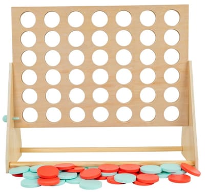 TP Toys - 4 op een rij - Houten spel | Wooden gaint 4 in row |