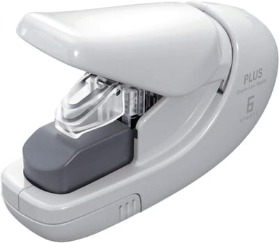 Nietloze nietmachine voor 5 vellen papier