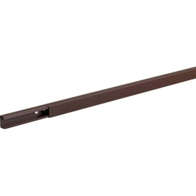 Hager LF2002008014 Kabelgoot Kabelgoot voor elektrische installaties (l x b x h) 2000 x 19 x 20 mm Bruin 1 stuk(s)