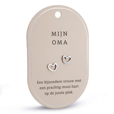 Oorbellen - Zilver - Oma
