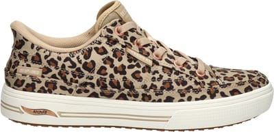 Skechers Hands Free Slip-Ins Arch Fit Arcade dames sneaker - Leopard - Maat 38