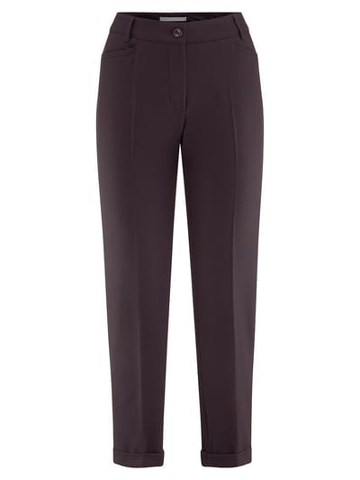 Enkellange Slim Fit-broek Van Raffaello Rossi rood