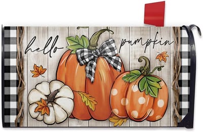 Herfst Pumpkin Brievenbus Cover - Decoratieve Magnetische Tuindecoratie voor Thanksgiving