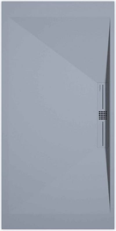 Sanifun douchebak Stone Side Gray Smooth 1600 x 800 P
