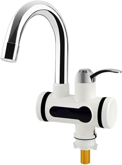 Elektrische Kraan - Direct Warm Water - Direct Verwarmen - Ruimtebesparend Ontwerp - Compact Formaat - Digitaal