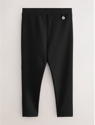 Next - Meisjes - Schoolbroek met hoog aandeel katoen en stretchy, elastische tailleband - Zwart