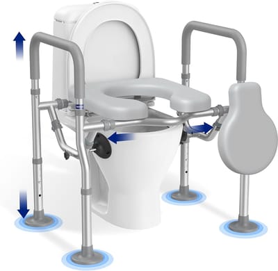 Toiletverhoger met Armleuning - Toiletstoel - Volwassenen
