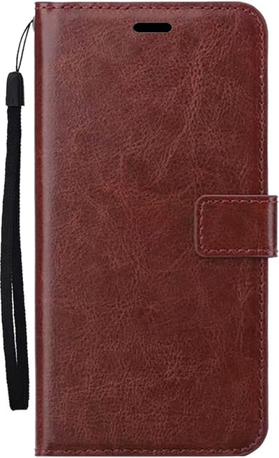 Hoes - Met Pasjeshouder - Geschikt voor Apple iPhone Air - Luxe Bookcase Portemonee - Flip Case - Kunstleer Book Case - Flipcase - Book Cover - Walletcase - PortemonneeHoes - Bruin
