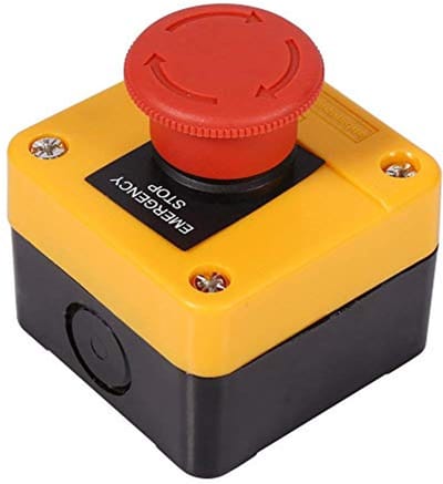 Noodstopknop met grote rode knop - 660V 10A noodschakelaar voor thuisnoodgevallen