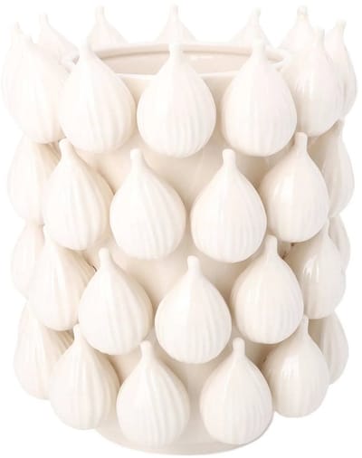 House of Nature Vaas Sabanilla vijg wit 27cm
