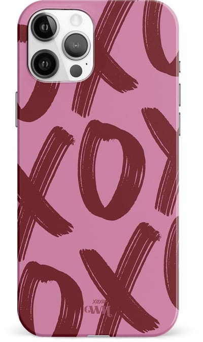 xoxo Wildhearts Can't Talk Now Pink - Single Layer - Roze hoesje geschikt voor iPhone 11 Pro hoesje - Hardcase shockproof hoesje - Beschermhoesje roze geschikt voor iPhone 11 Pro - Roze
