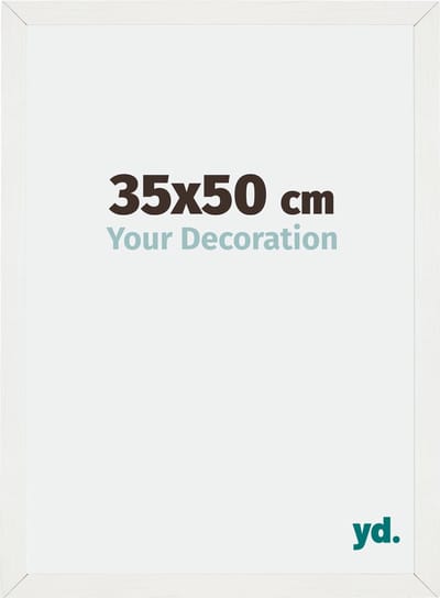 Your Decoration - Fotolijst 35x50 cm - MDF - Wit Geveegd - Mura