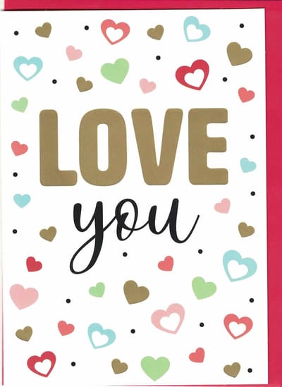 Wenskaart - Kaart - Valentijn - love You