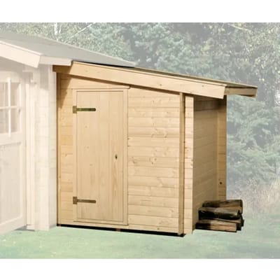 Weka Aanbouwschuur Gr1 Voor Tuinhuis Eiken 150x200cm