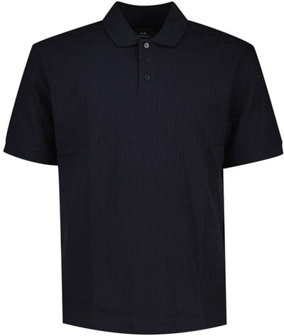 Armani Exchange 6dzfhl-zj2zz Korte Mouw Poloshirt Blauw M Man