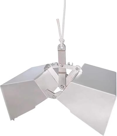 Moddermonsternemer RVS - Slib sampler Bodem - Waterkwaliteit meten - Geharde buitenzijde glad interieur - 20m touw 1-5L - Zilver