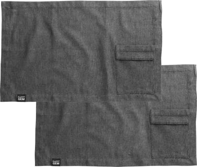 GEM 2-delige set placemats - Grijs -