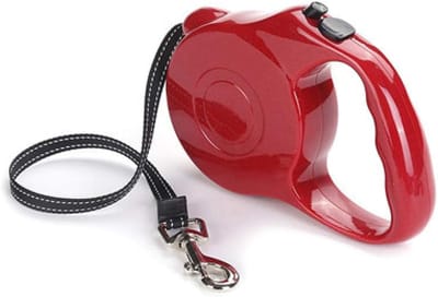 Automatische Hondenriem - Intrekbare Lijn - Veilig Wandelen - Comfortabele Grip - 3 of 5 Meter - Rood