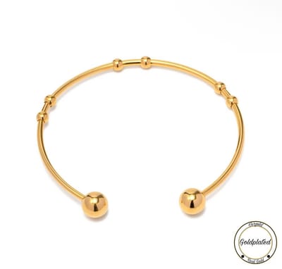 Soraro Goudkleurig Bangle | Goudkleurig | Armband | Dames Armband | Vrouwen Armband | Elegante Armband | Cadeau Voor Haar | Verjaardag Cadeau