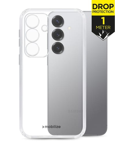 Mobilize Doorzichtig Hoesje geschikt voor Samsung Galaxy S26 Plus Telefoonhoesje Hardcase | Mobilize Naked Protection Backcover Shockproof | Doorzichtig Telefoonhoesje Galaxy S26 Plus | Schokbestendig Galaxy S26 Plus Telefoonhoesje | Anti Shock Proof