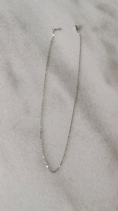 Marie-Lin Jewelry - minimalistische ketting - zilver - rvs