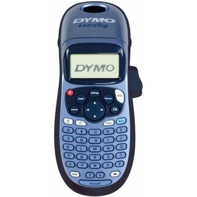 DYMO LetraTag LT-100H Labelprinter - Labelmaker met ABC-toetsenbord voor thuis en op kantoor - Blauw