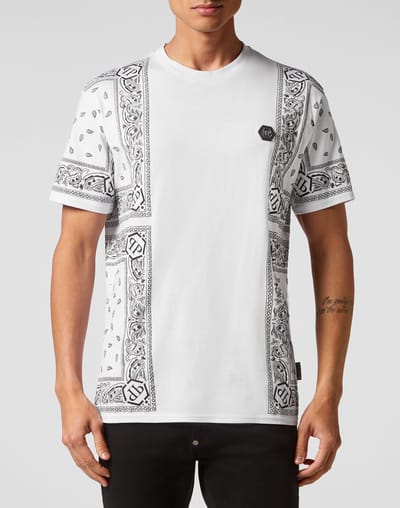 T-Shirt Ronde Hals Paisley