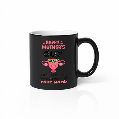 Magische Moederdag Mok - Best Thing From Your Womb - Kleurwisselende Verrassing voor Mama