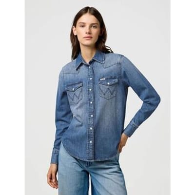 Overhemd Wrangler 112373227 HERITAGE-LIGHT HAND