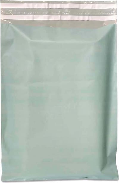 Plastic Verzendzakken Mintgroen - 45 x 55 cm - Retourstrip - 20 stuks