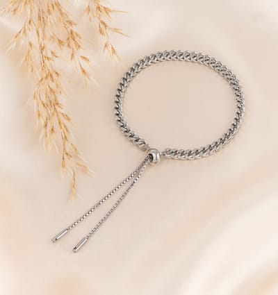 Armband Visgraat | Stainless Steel Zilver