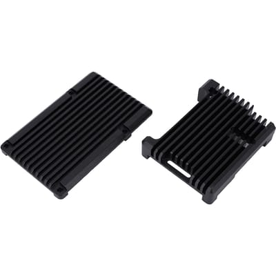 Boîtier de carte mère en alliage d'aluminium noir pour Raspberry Pi 3 modèle B 2b3b+