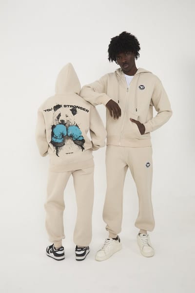 MakeMe Happy Trainingspak |Trainingspak Fleec - Dikke pak Met capuchon- Mannen Trainingspak Compleet Set hoodie + Broek XS