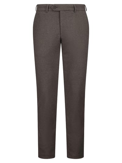 Flatfrontbroek Van Eurex by Brax bruin