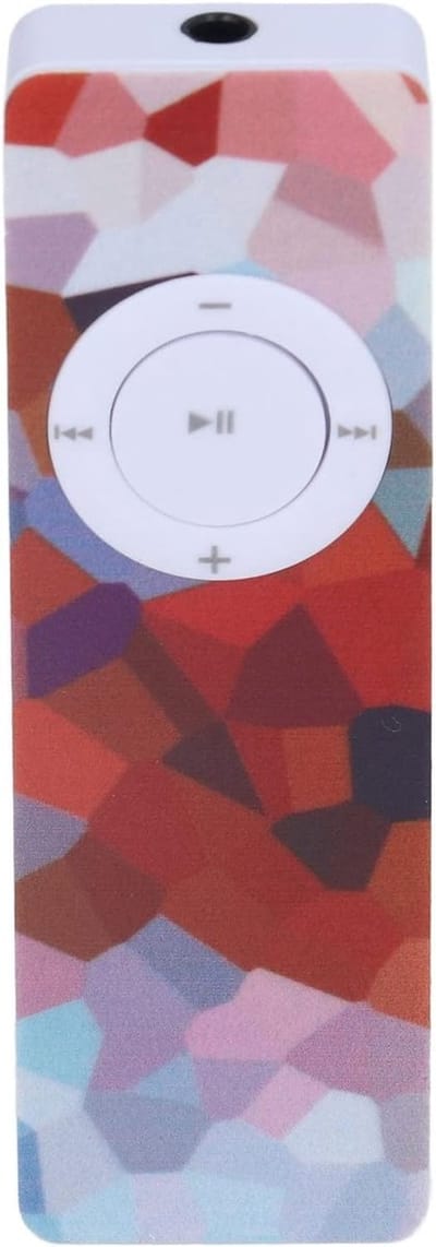Draagbare Muziekspeler - MP3 Speler - Muziek Luisteren - Ingebouwde Speaker - 9 x 3 x 2 cm - Zwart